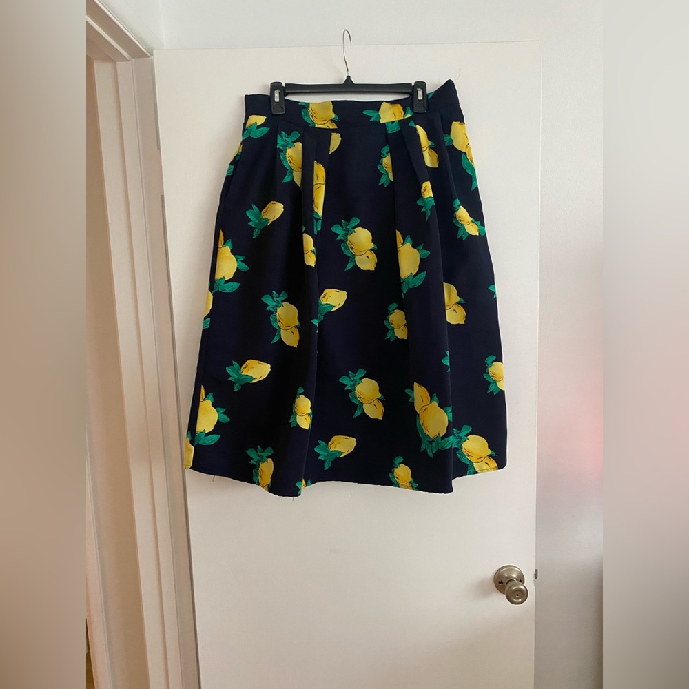 new york and company lemon skirt